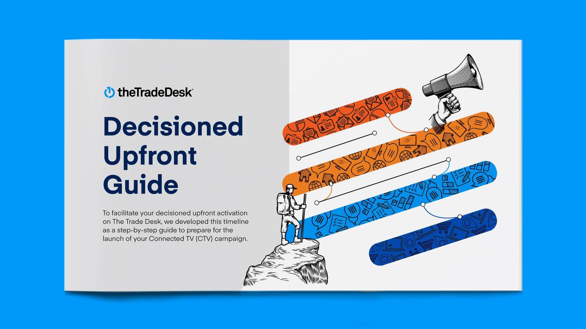 Report cover of the Decisioned Upfront Guide from The Resource Desk
