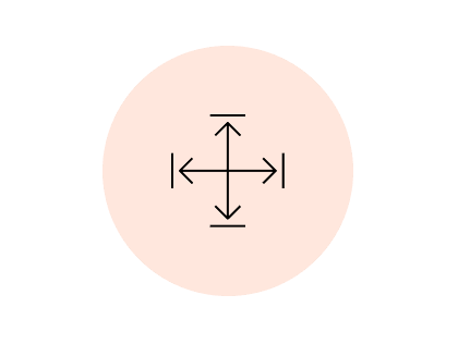 Light orange logo representing objective measurement