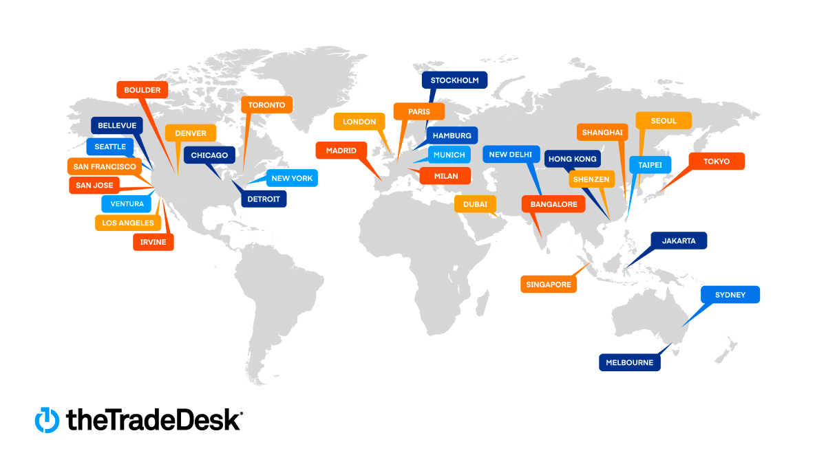 Our offices around the world The Trade Desk Careers